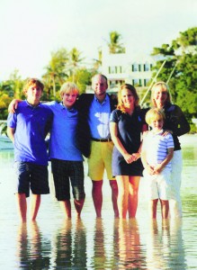 SlaytonFamily on the Beach in Bermuda