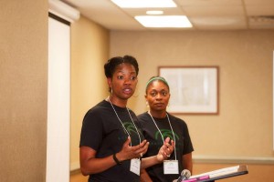 Natasha and Tasya teaching_Leadership Summer Program 2015