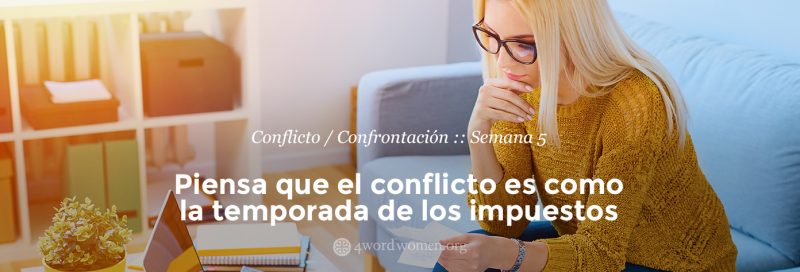 Piensa que el conflicto es como la temporada de los impuestos