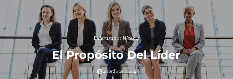 El propósito del líder