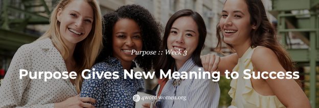 Purpose Gives New Meaning to Success