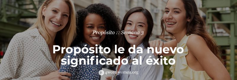 Propósito le da nuevo significado al éxito