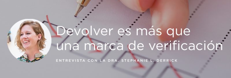 Devolver es más que una marca de verificación